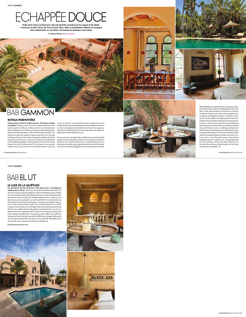 Elle Décoration · Maison à Essaouira